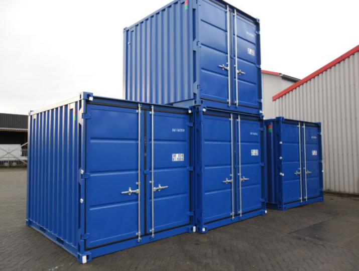 verschillende maten containers